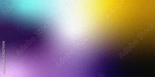Fotografie Abstract vibrant colorful gradient background with grainy noise texture
