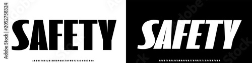 Konstfotografi Sport Modern Future Logo Alphabet Font and Number