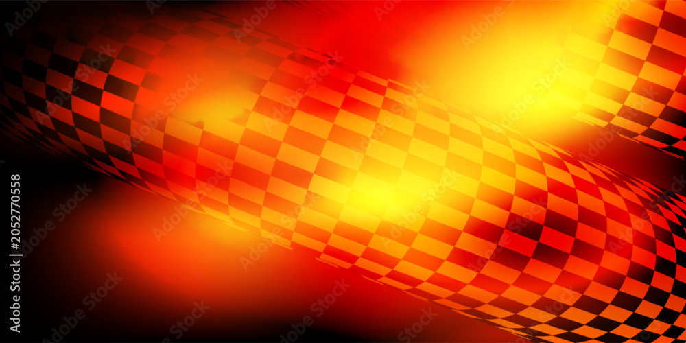 Naklejka premium Stylish abstract background with iridescent highlights, topics close to racing and speed