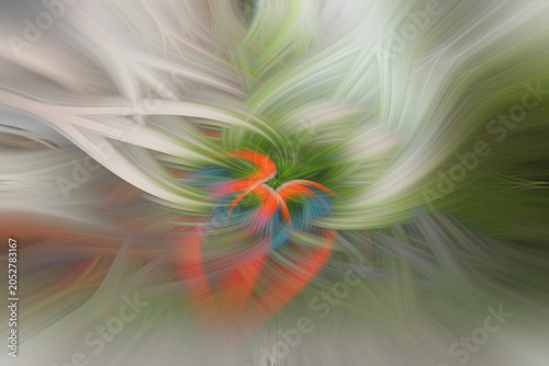 Abstract colors and blurred  background texture. Fractal rendered background