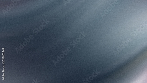 Foto Cool slate blue gradient background with subtle light waves and fine film grain