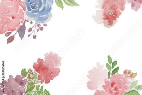 abstract watercolor flowers, leaves illustration set - green leaf branches collection for wedding, greetings, stationary, wallpapers, fashion, background. olive, green leaves, Eucalyptus etc.