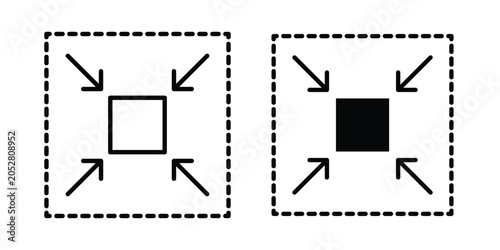 Billede på lærred Compact size icon