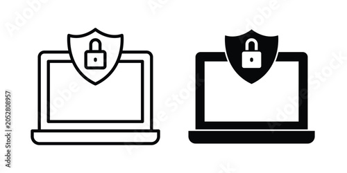 Foto Computer security icon