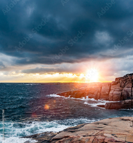 Schärenküste in Valön in Bohuslän Schweden