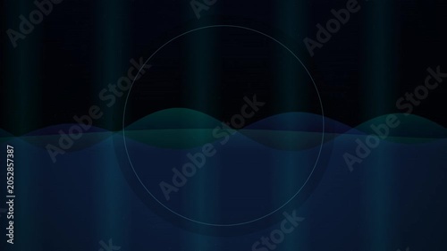 Abstract Blue Wave Motion Design Video Background for Corporate Presentation Website Hero Header and Digital Technology Motion Graphics