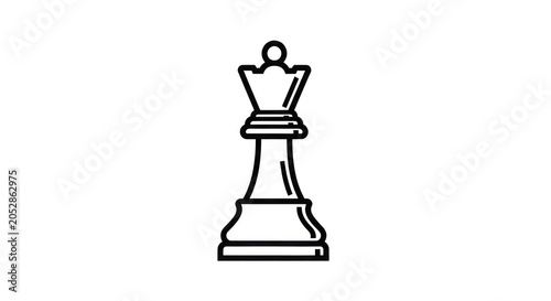 A single black chess king piece.