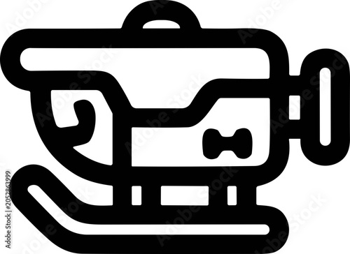 Slika na platnu Jigsaw Tool Icon, Electric Power Saw, Woodworking Equipment, Vector Graphic