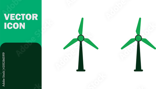 Green wind turbines for renewable energy solutions