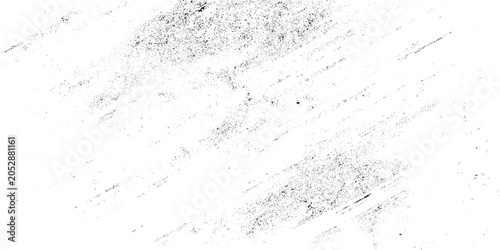 minimalist black and white grunge texture overlay featuring fine diagonal scratches, subtle dust particles on a clean white backdrop