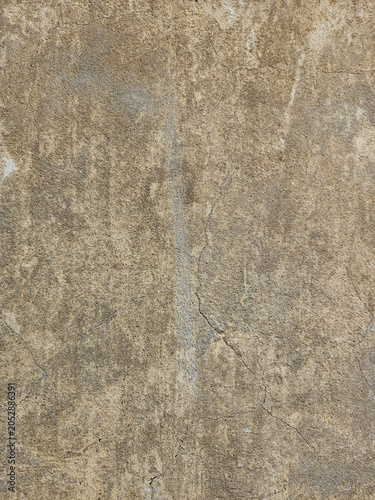 Cracked cement plaster. Cracks in concrete. Vintage background
