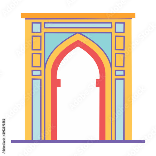 Gothic Arch Vector Illustration