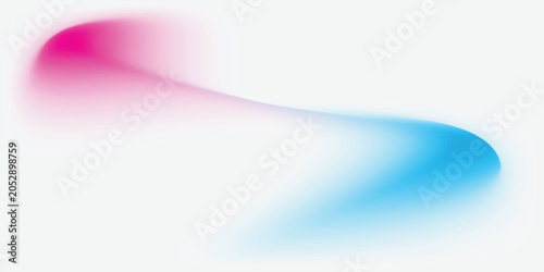 Slika na platnu A soft, flowing gradient background in bright pink, sky blue, and warm peach