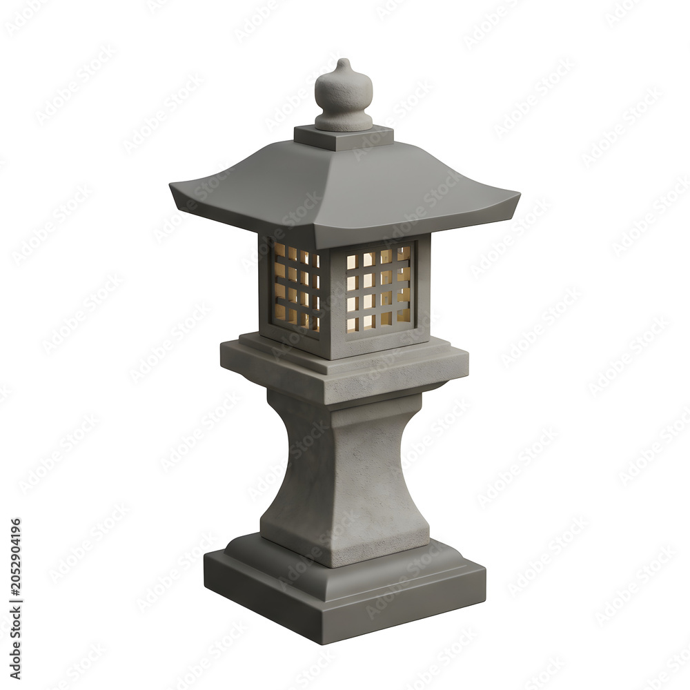 Fototapeta premium Traditional Stone Garden Lantern