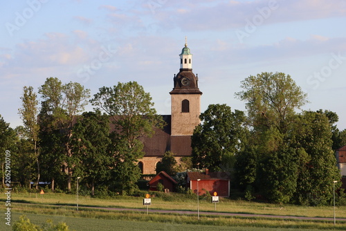 Schilderij op canvas Vreta Abbey, in operation from the beginning of the 12th century to 1582, was the first nunnery in Sweden, initially Benedictine and later Cistercian, and one of the oldest in Scandinavia