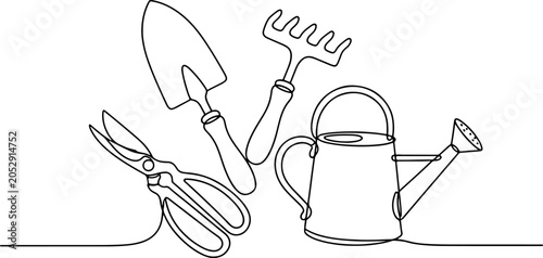 803_Gardening tools minimal l_traced