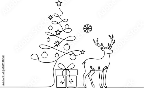 432_A winter holiday scene wi_traced