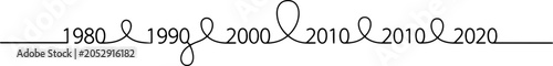 667_Birthday year number line_traced