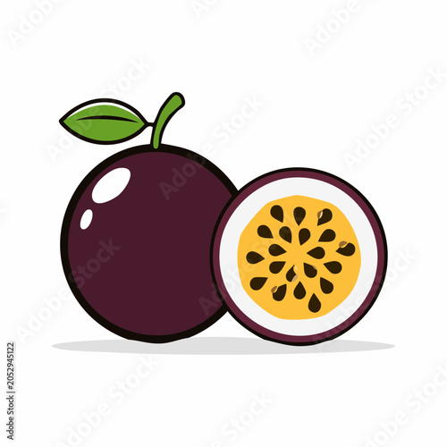 Passion Fruit Illustration