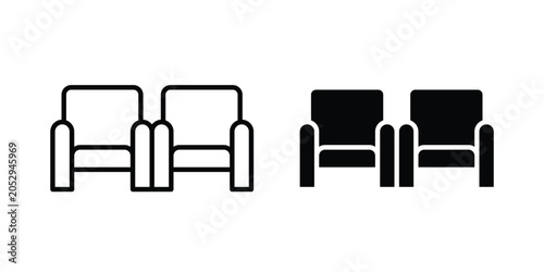 Obraz na płótnie Seats icon