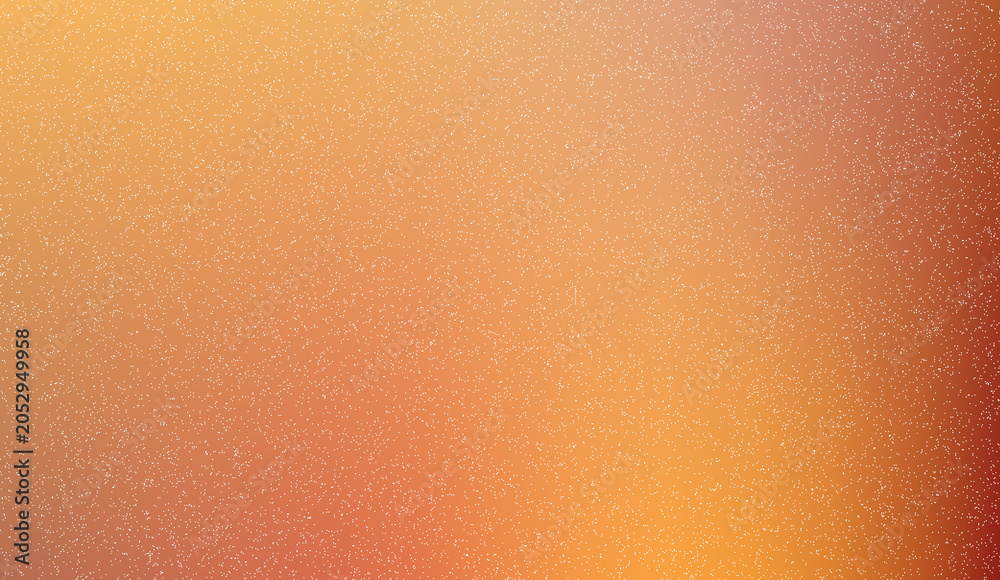 Fototapeta premium Orange gradient background with white speckles