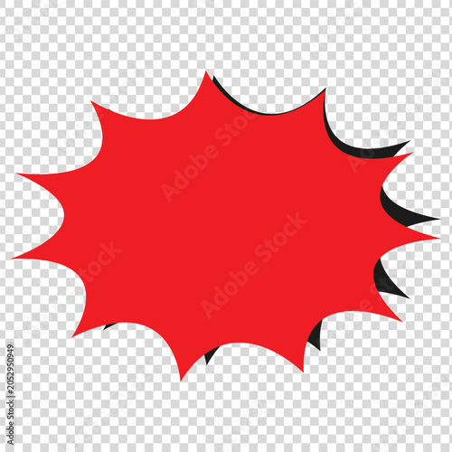 Bright pink comic explosion star shape with bold shadow for sale labels, discount stickers, and promotional graphics Pink pop art burst star icon with dramatic shadow for advertising, marketing 