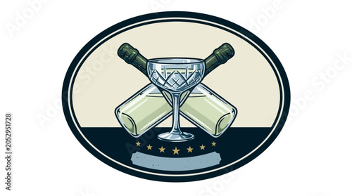 Photos Martini glass with rolled money bills.