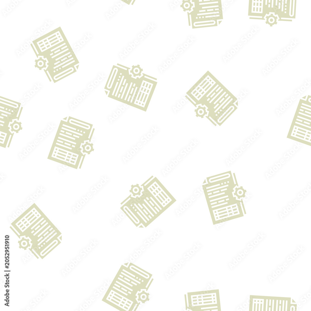Fototapeta premium audit of operational processes and internal control systems vector glyph seamless pattern audit of operational processes and internal control systems sign illustration