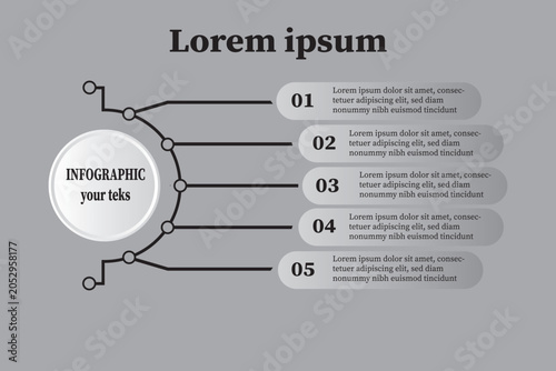 Business data visualization. timeline infographic icons designed for abstract background template milestone element modern diagram process technology digital marketing data presentation chart Vector