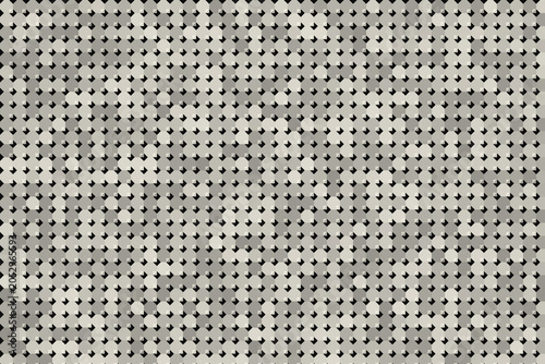 Fotografía Abstract background pattern with repetitive geometric circles and small squares