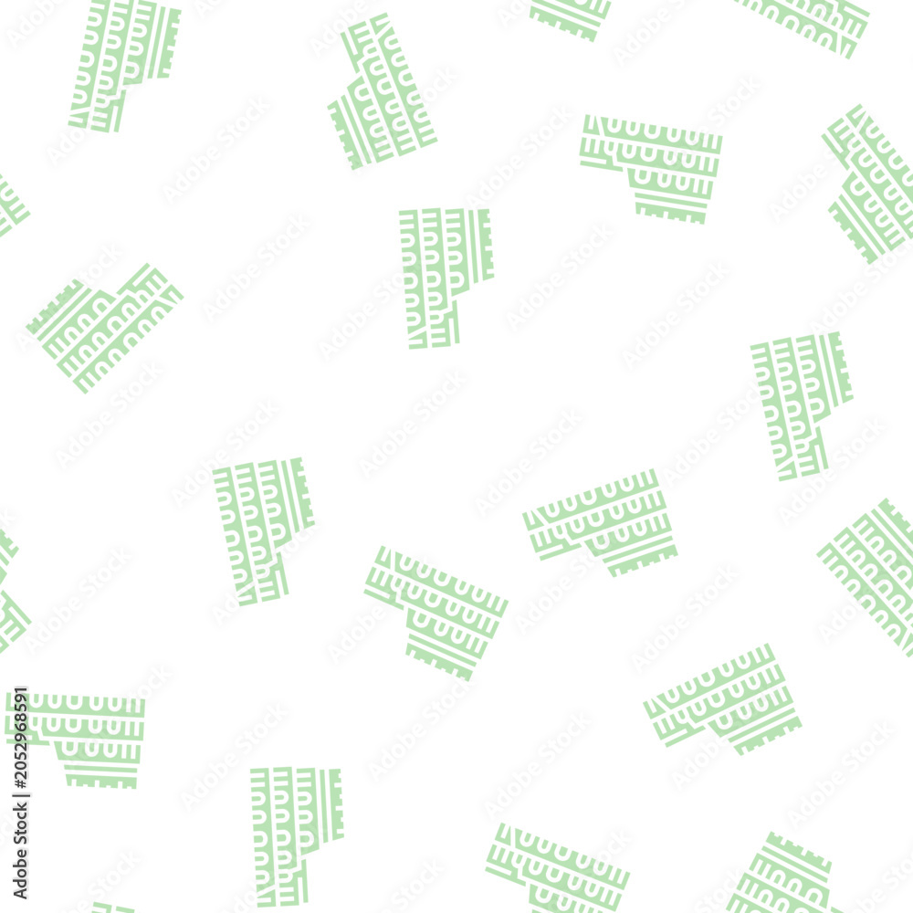 Naklejka premium coliseum arena ancient rome building vector glyph seamless pattern coliseum arena ancient rome building sign illustration