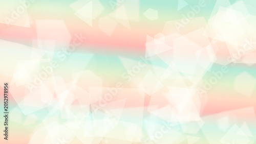 Vibrant abstract background with pastel colors and geometric shapes
