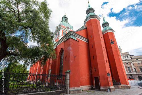 Photography Exterior of the Saint James's Church (Swedish: Sankt Jacobs kyrka) is a church i