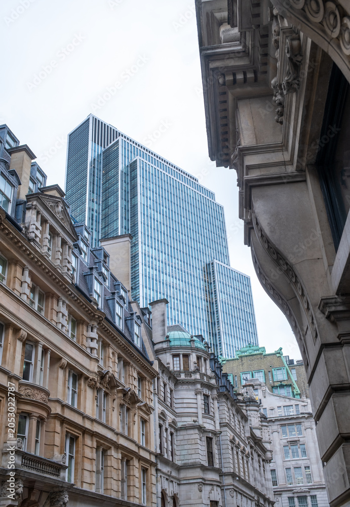 Fototapeta premium Old And New Architecture In London