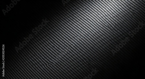 Carbon fiber texture background high resolution abstract black weave pattern