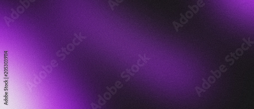 Contemporary fashion design background with vibrant purple and black grainy gradient, luminous violet highlights, and heavy noise texture.