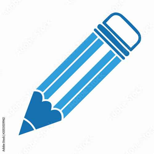 Blue Pencil Icon