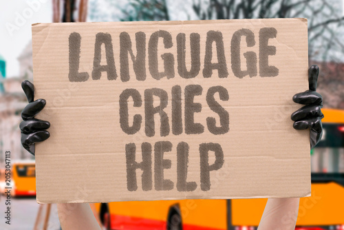Photos "Language cries help" Endangered tongue seeks preservation