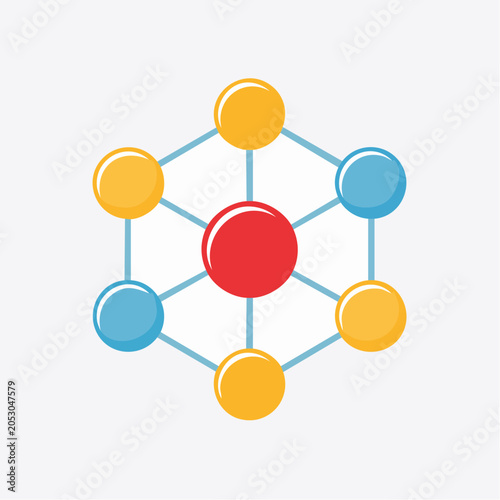 Abstract Molecular Structure Icon
