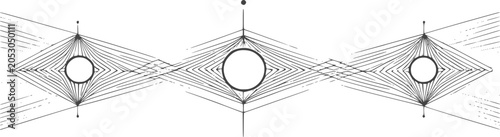 Minimalist Line Modern Page Divider Silhouette