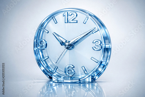 Glass Clock Face