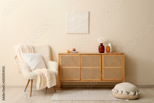 Interior of stylish living ...