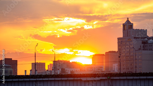Photography Moscow sunsets.