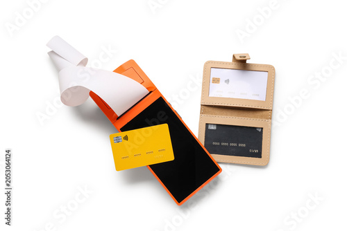 Modern payment terminal wit...