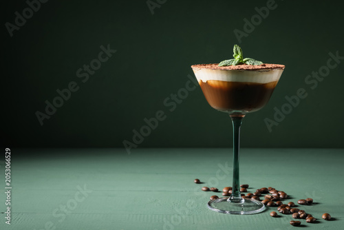 Elegant espresso martini wi...