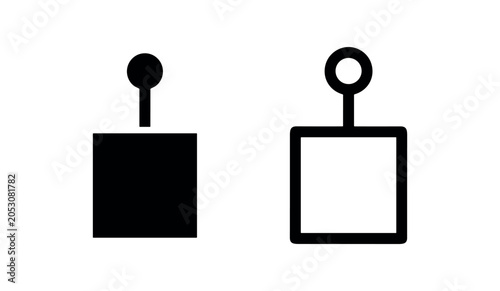 Fényképezés Detonator or plunger icon