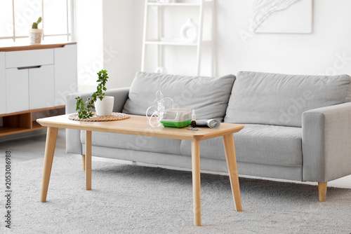 Interior of living room wit...