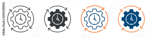 Fotografija Consistency Icon Set Multiple Style Collection
