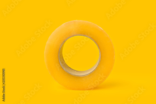 Single roll of yellow maski...