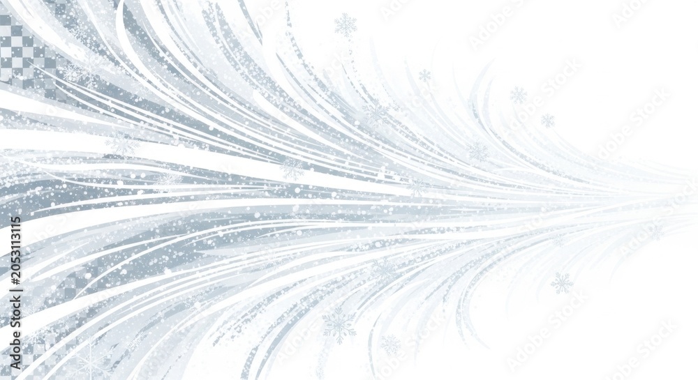 Fototapeta premium Winter Snowflake Abstract Background
